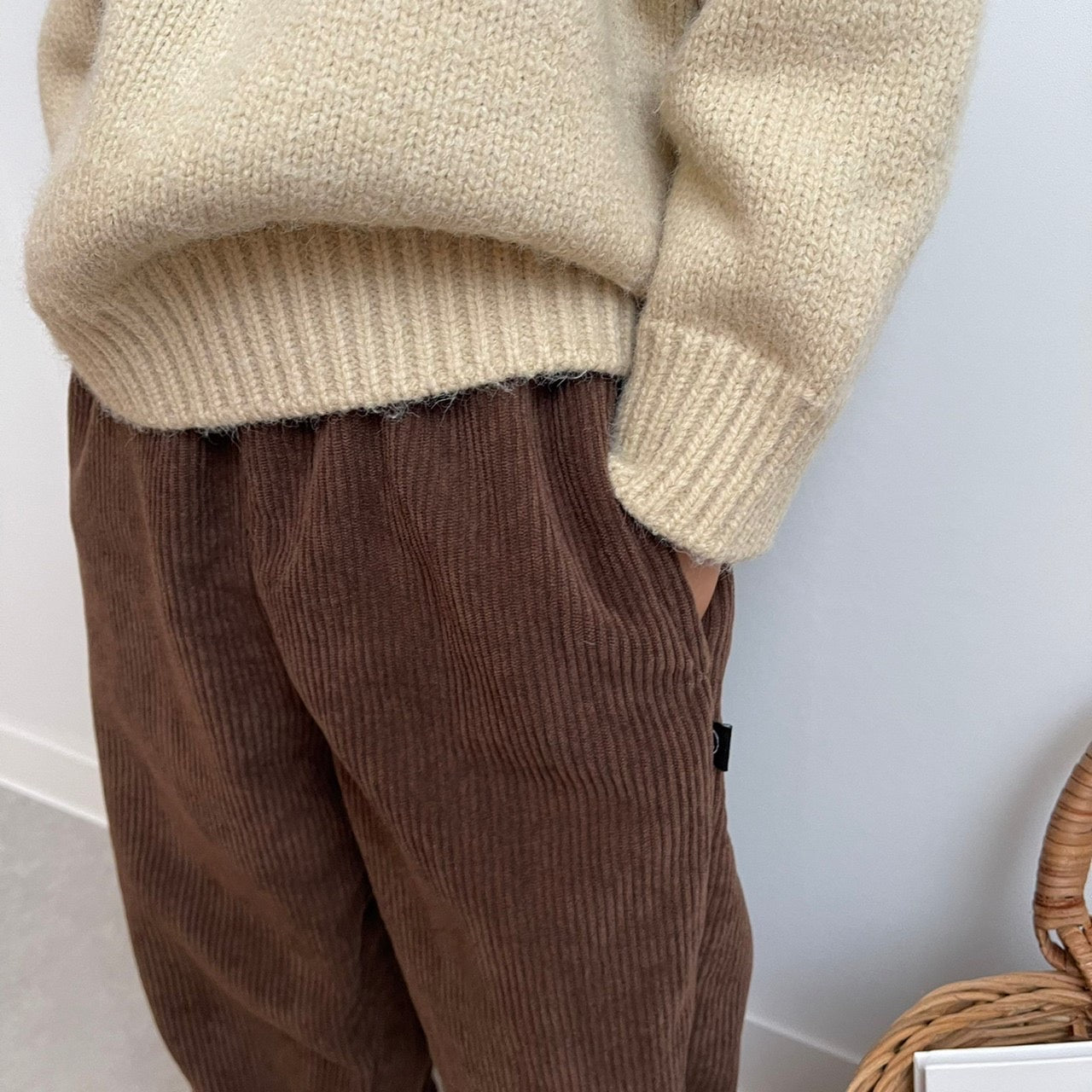 《即納》Soft corduroy pants