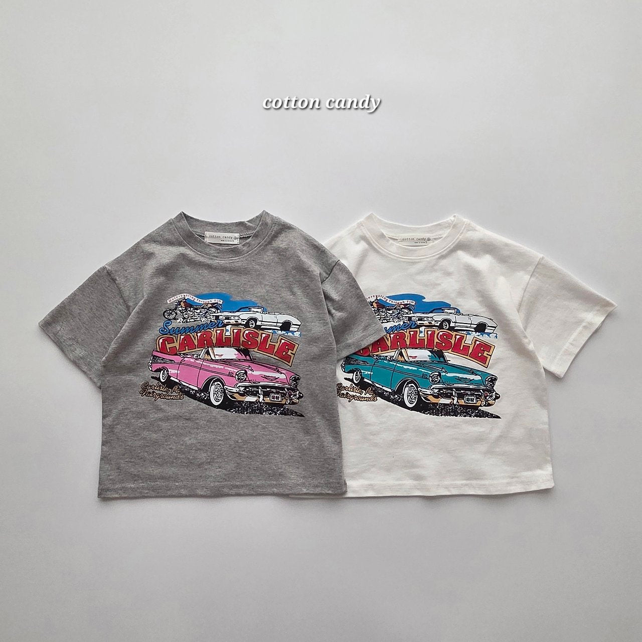 《予約》Race T-shirt / cotton candy