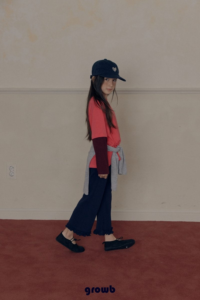 《予約》Siron Frill Rib Pants / GROWB