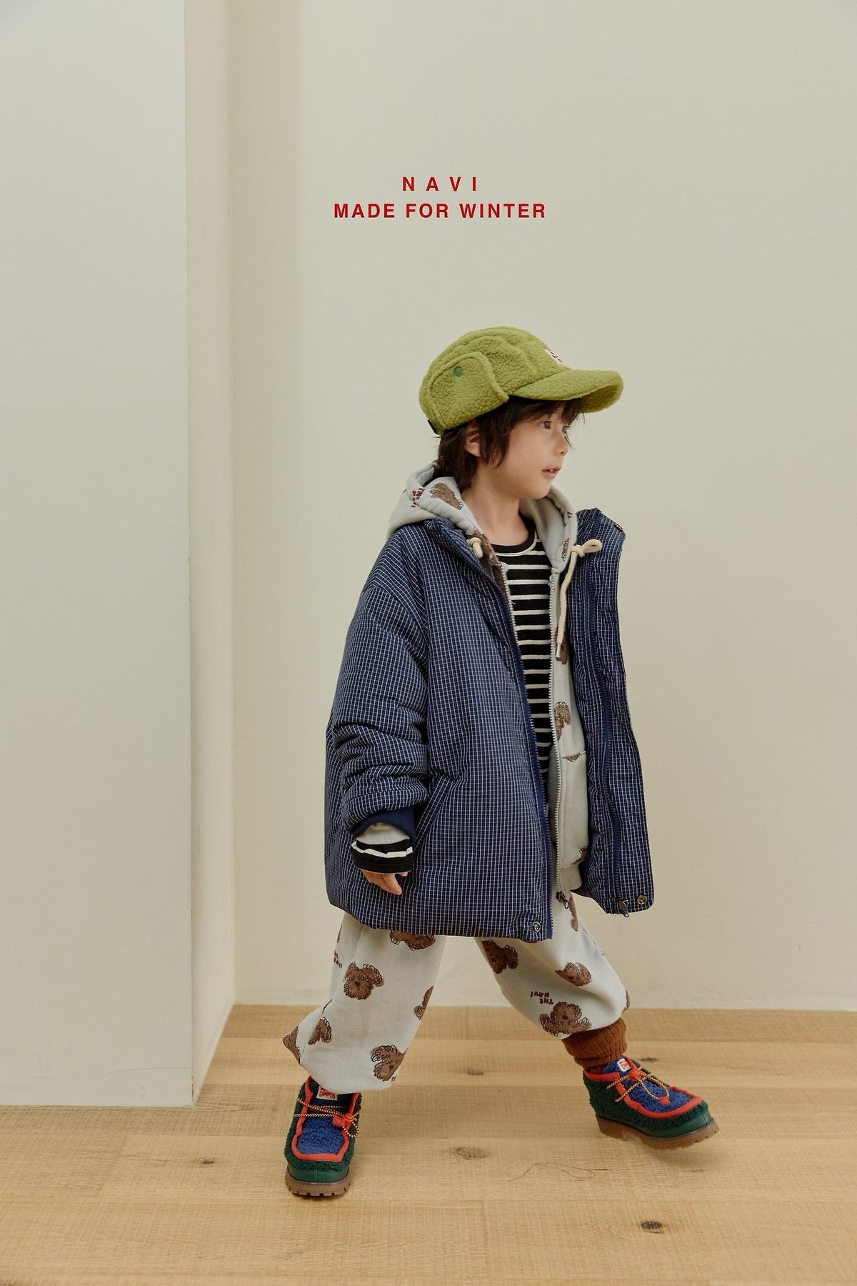 《予約》Poochi Zip Hoodie / NAVI
