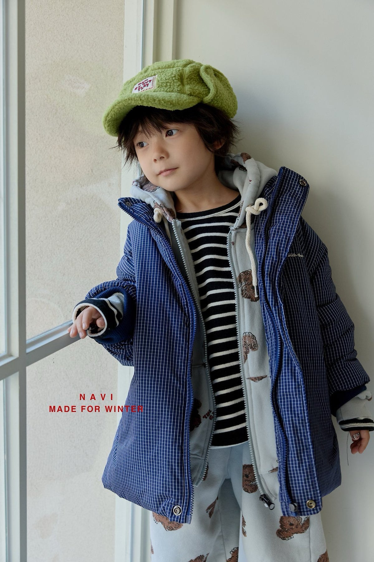 《予約》Poochi Zip Hoodie / NAVI