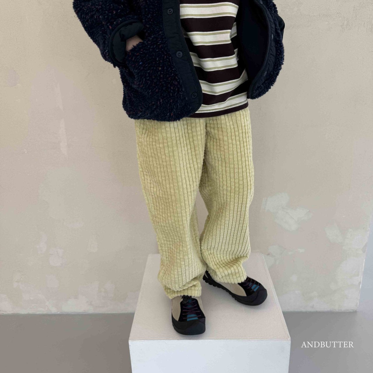 《予約》Puffy Corduroy Pants / andbutter