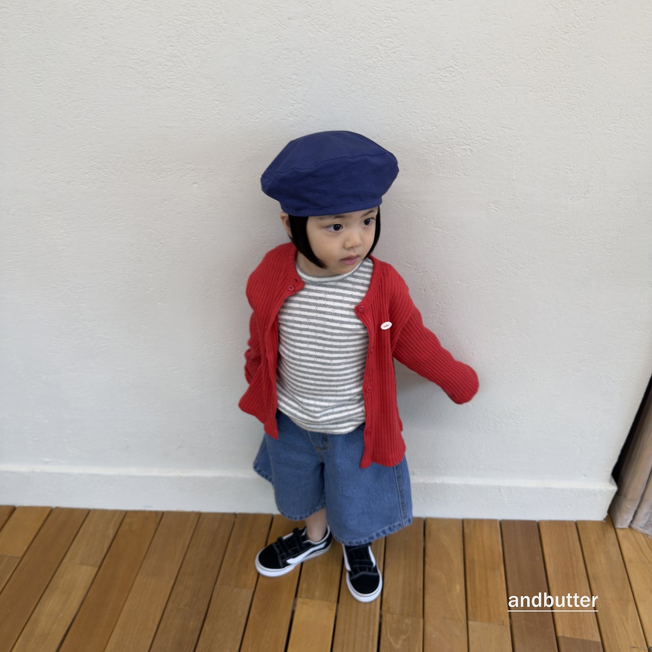 《予約》Tommy Point T-Shirt / ANDBUTTER