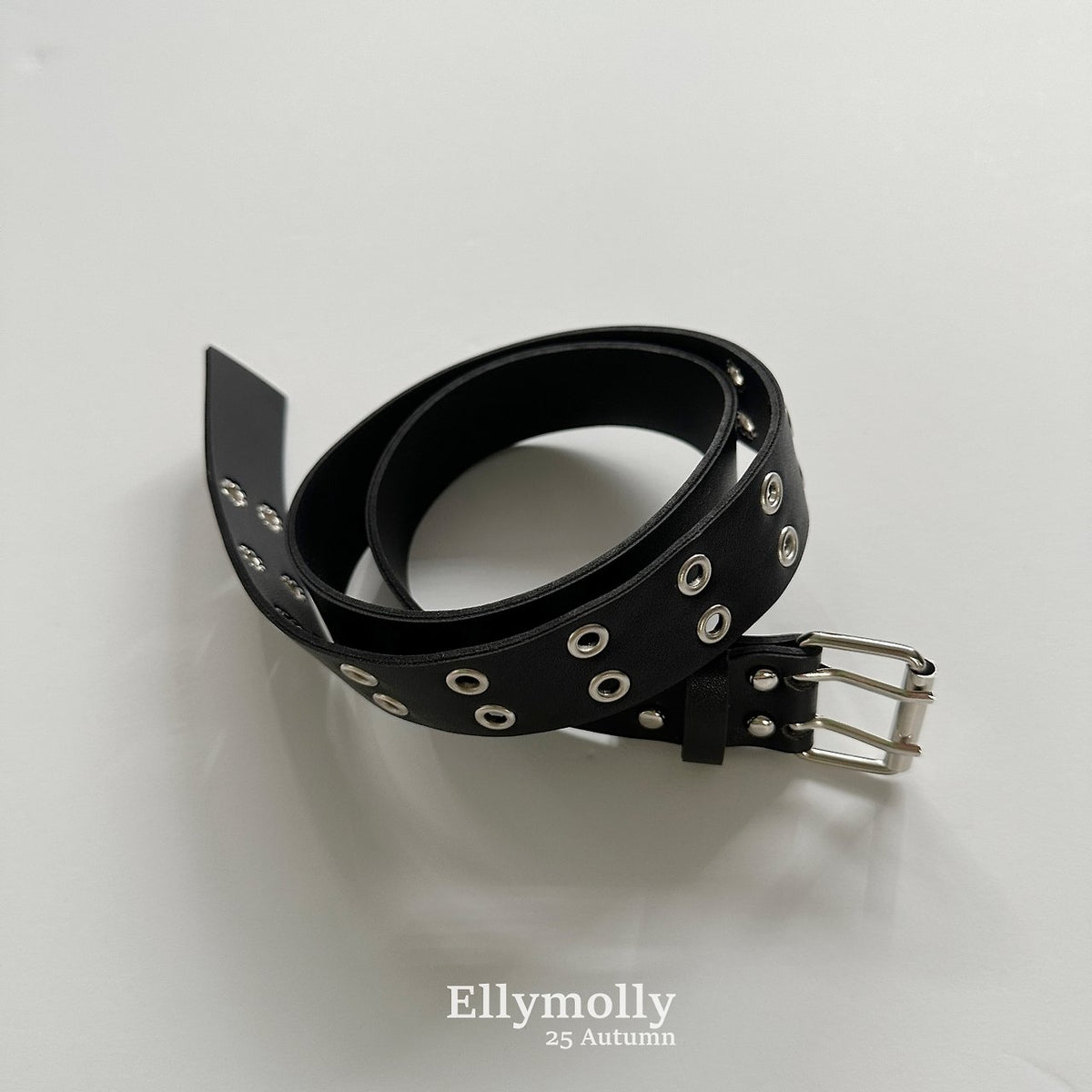 《予約》Two Line Studded Belt / ELLY MOLLY