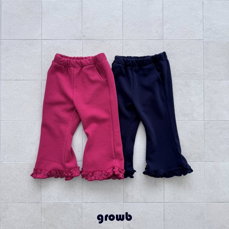 《予約》Siron Frill Rib Pants / GROWB
