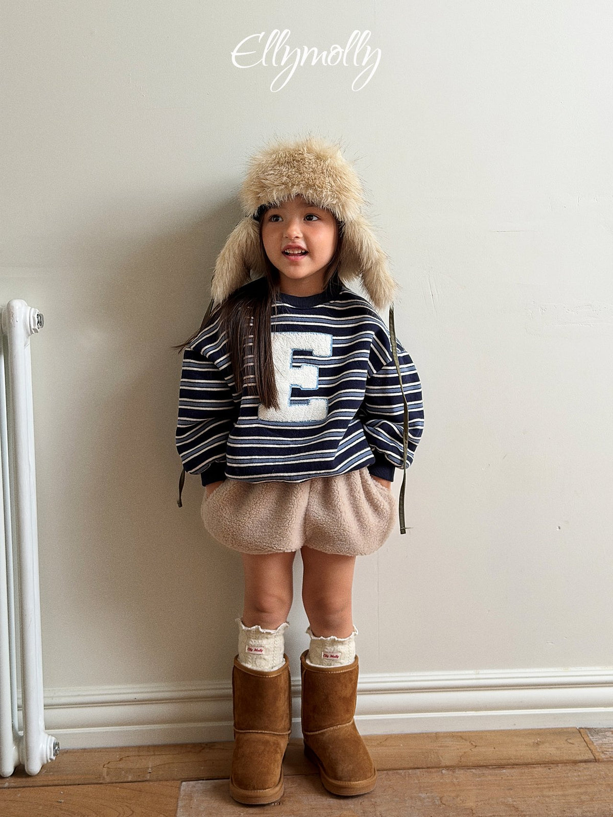 《予約》Jelly E Mark Sweatshirt / ELLY MOLLY