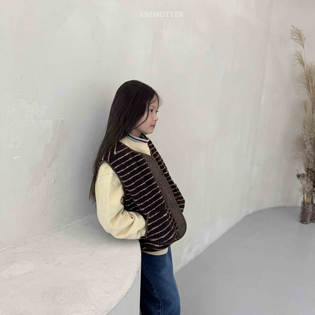 《予約》Reversible ST Dumble Vest / andbutter