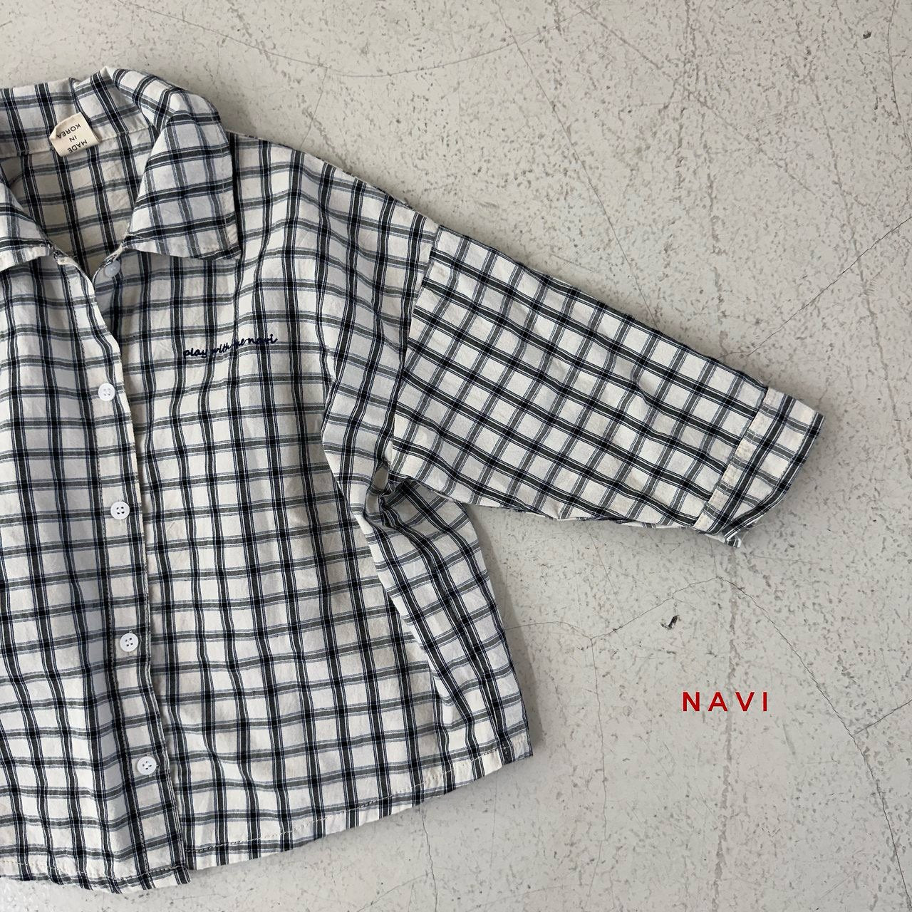 《予約》Yacht Shirt / navi.