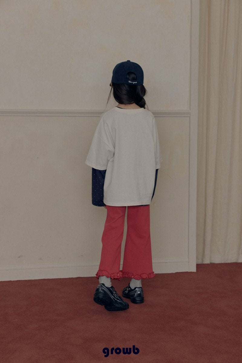 《予約》Siron Frill Rib Pants / GROWB