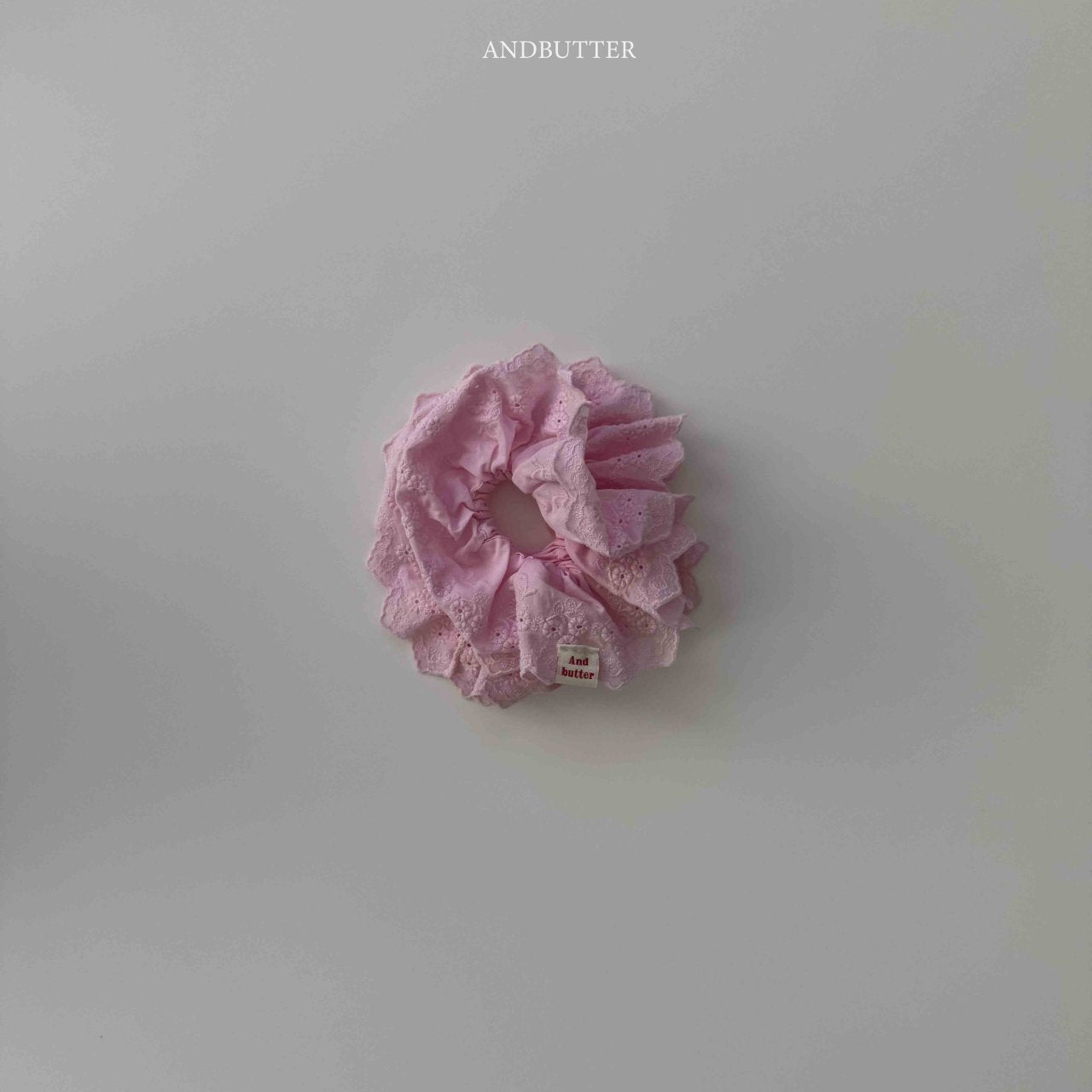 《予約》Candy lace scrunchies / andbutter