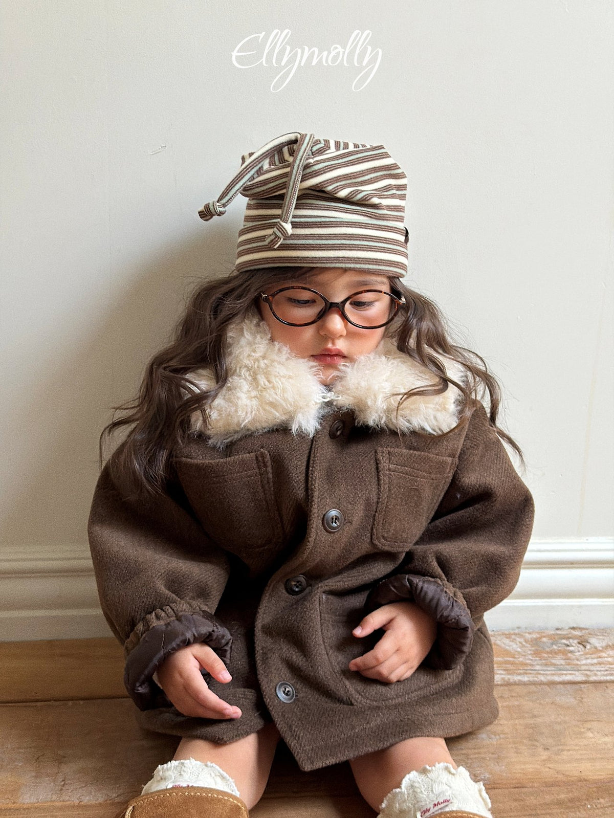 《予約》 Fluffy Wool Coat / ELLY MOLLY