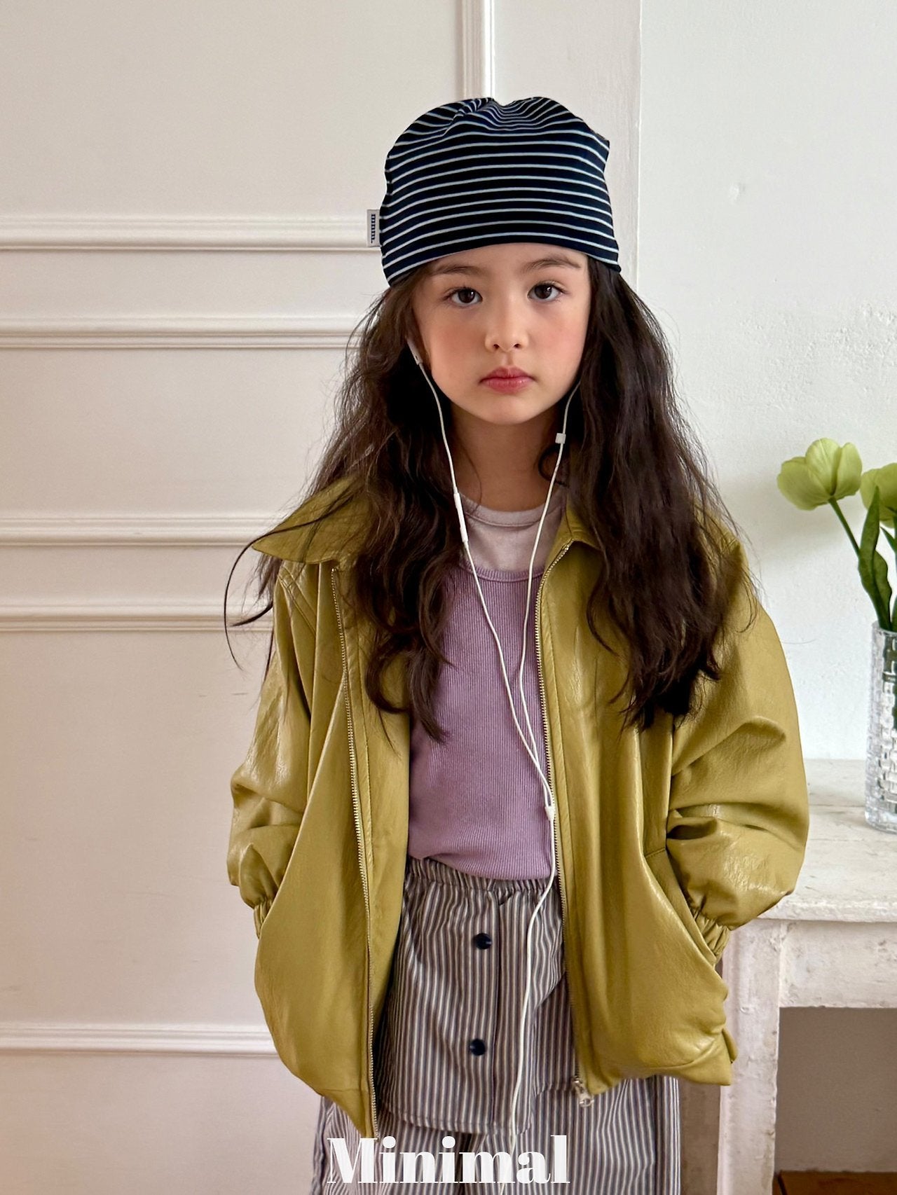 《予約》Soft Leather Zip-Up Jacket / MINIMAL
