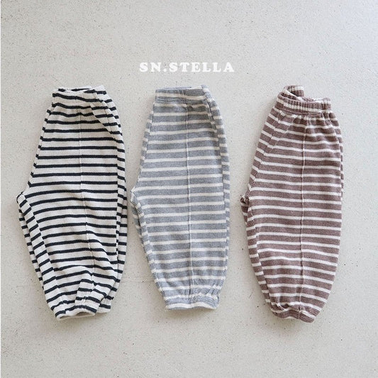 《予約》Waffle Stripe Pants / SN.STELLA