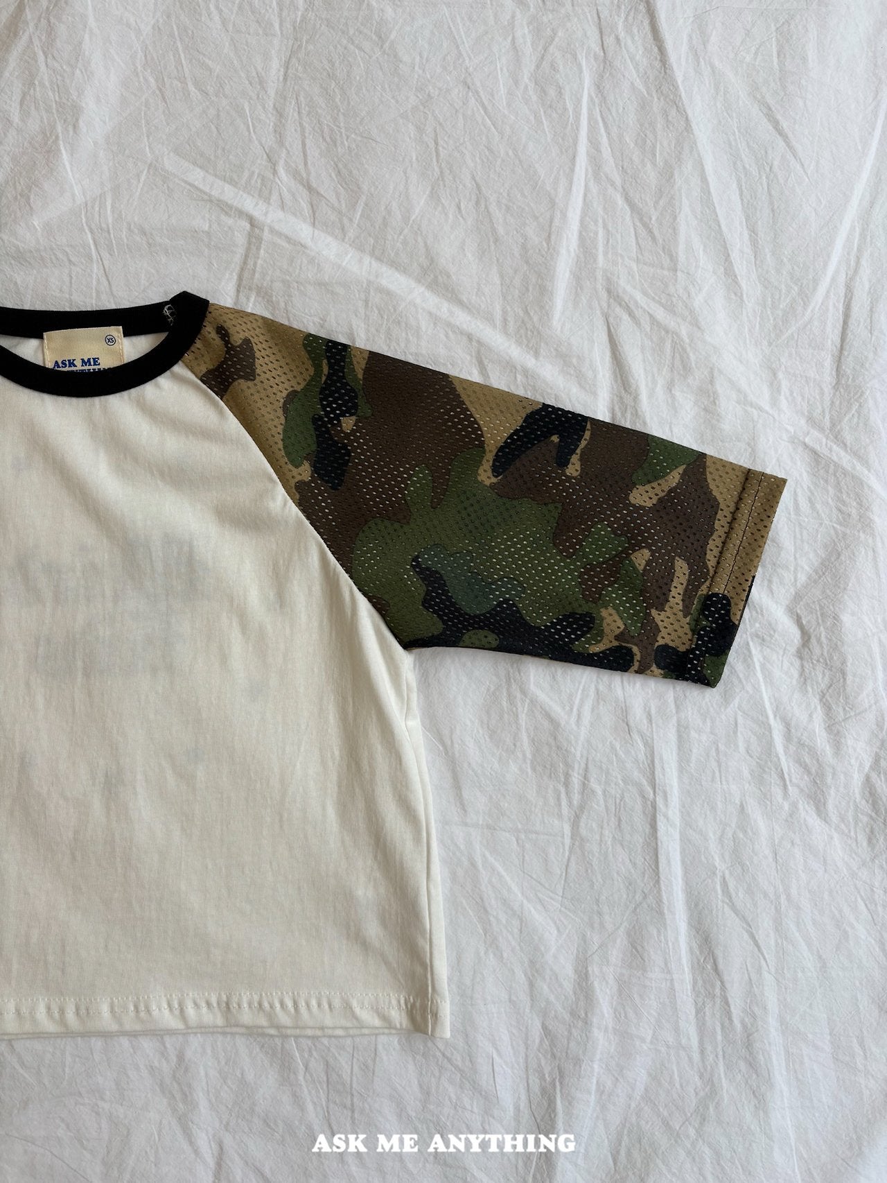 《予約》Camo Mesh T-Shirt / ASK ME ANYTHING