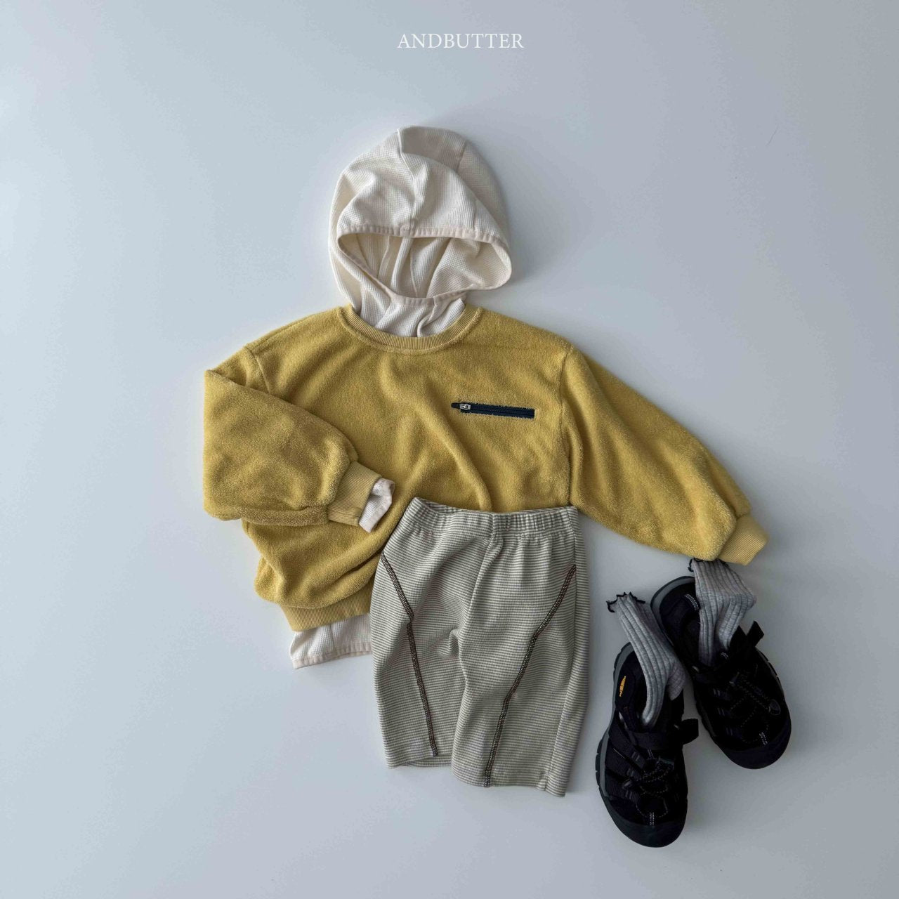 《予約》Runner Waffle Hoodie / andbutter