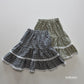 《予約》Check Tiered Skirt / ANDBUTTER