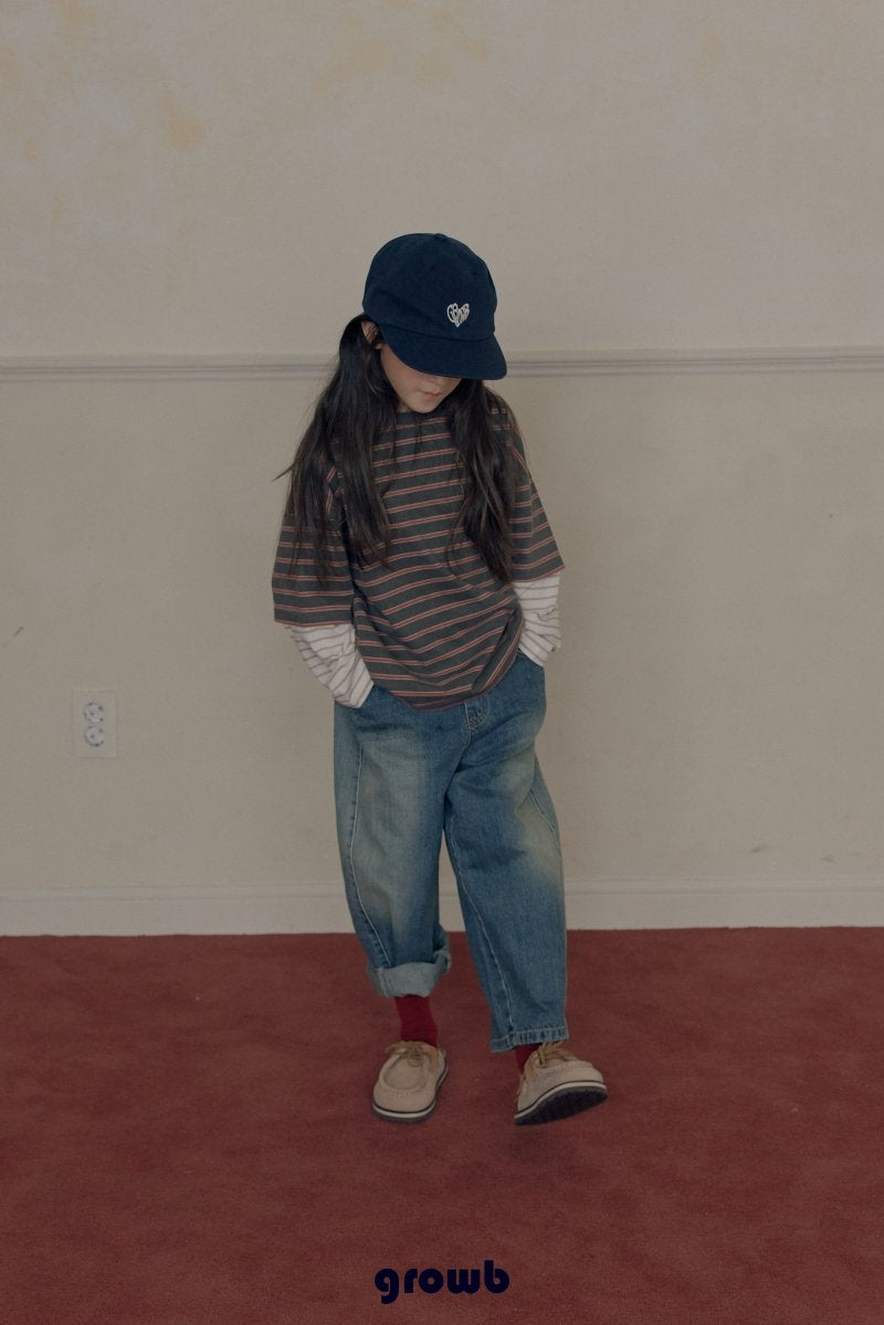 《予約》Curve Denim Pants / GROWB