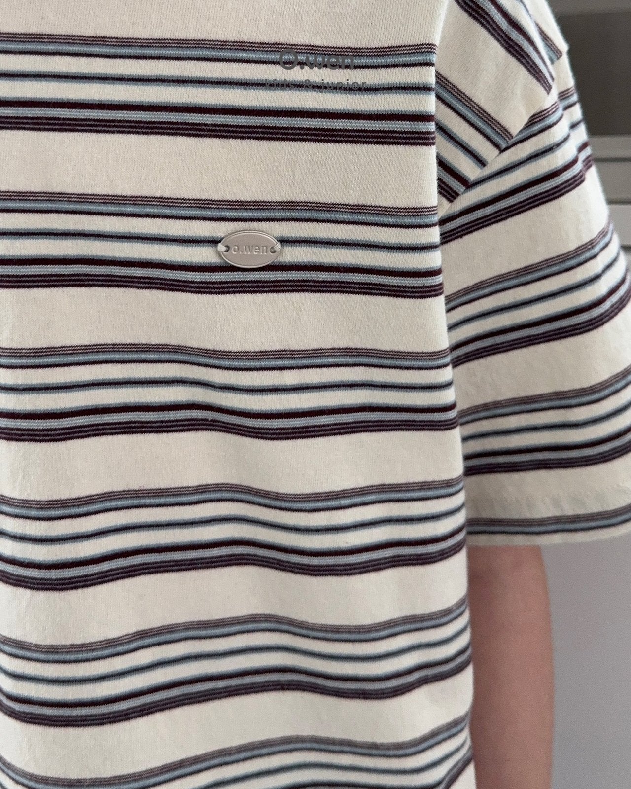 《予約》Read Stripe Tee / O.wen