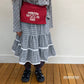 《予約》Check Tiered Skirt / ANDBUTTER