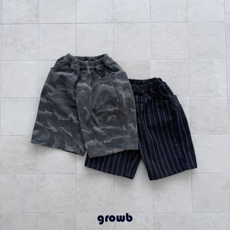 《予約》Falling Bermuda Pants / GROWB