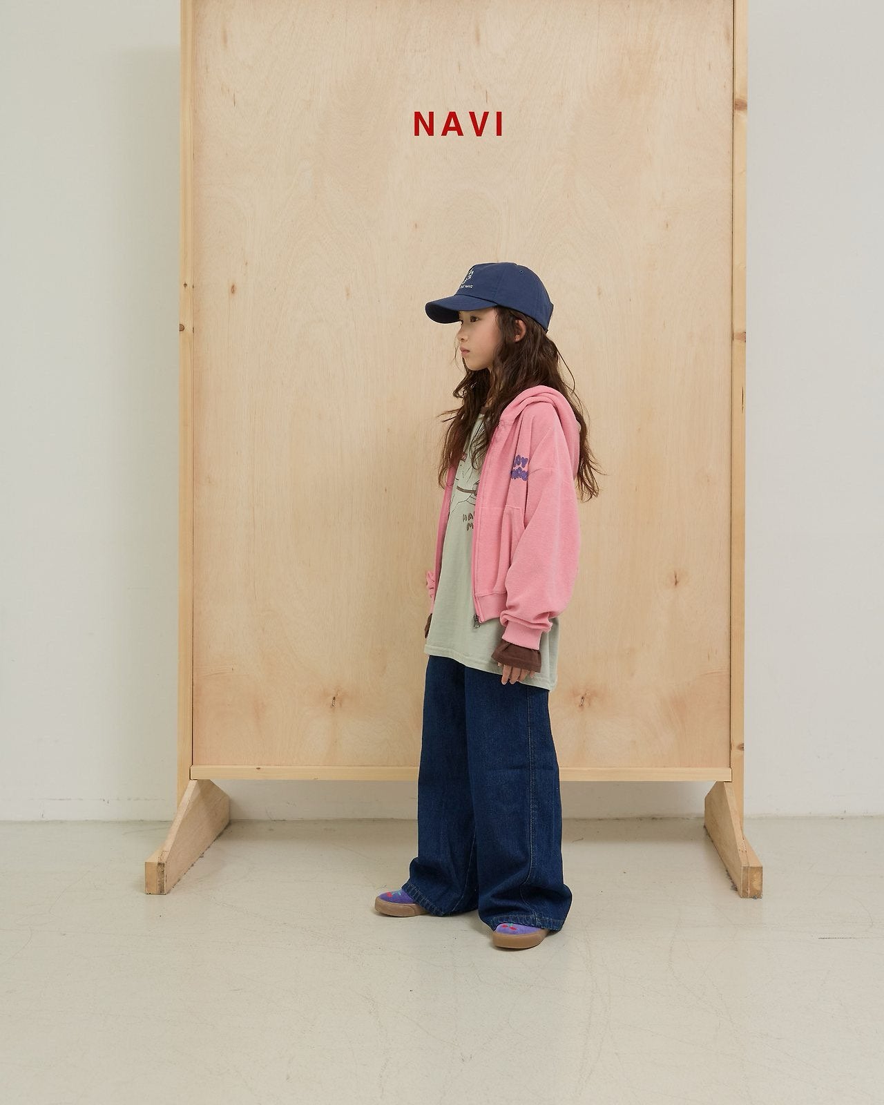 《予約》With Wide Denim Pants  / navi.