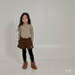 《brown M size》Brushed Spandex Half Polar