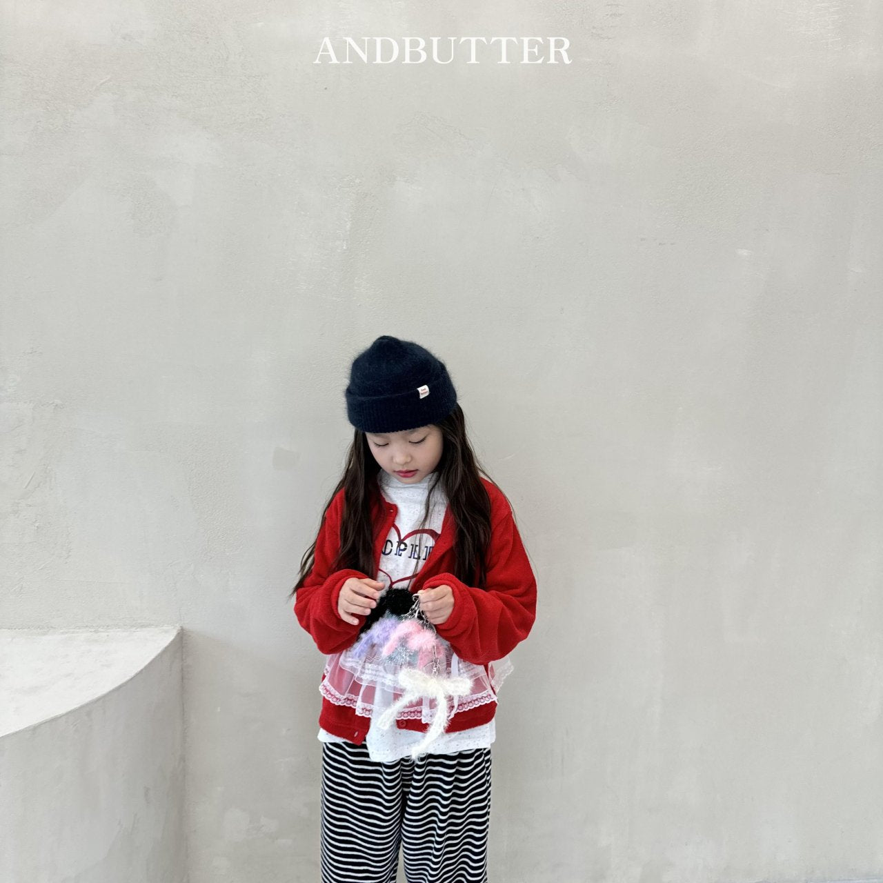 《予約》Twinkly Ribbon Keyring / andbutter