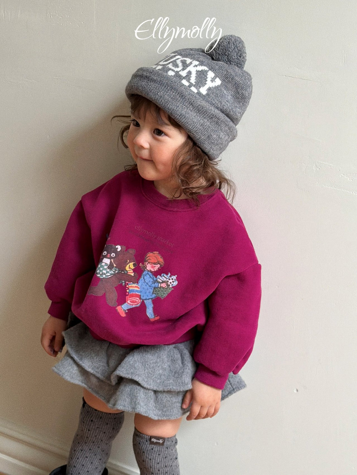 《予約》Market Friends Sweatshirt / ELLY MOLLY