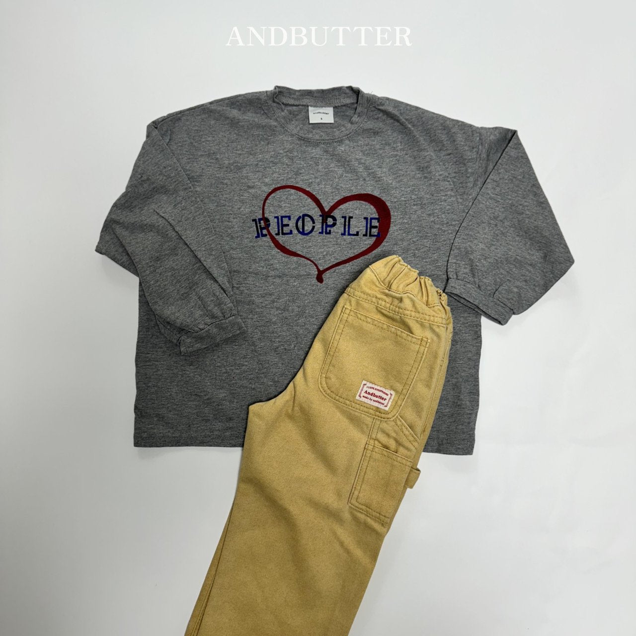 《予約》Heart People Tee / andbutter