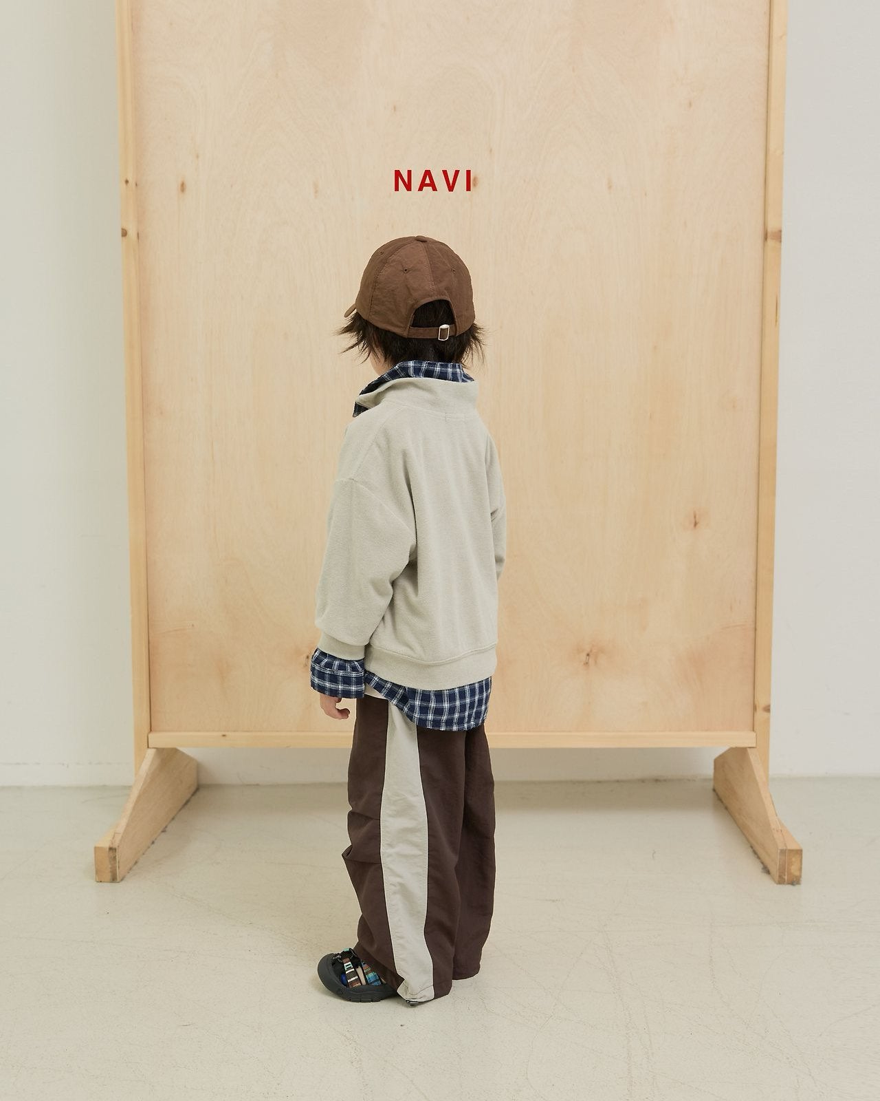 《予約》Anna Color-Block Pants / navi.