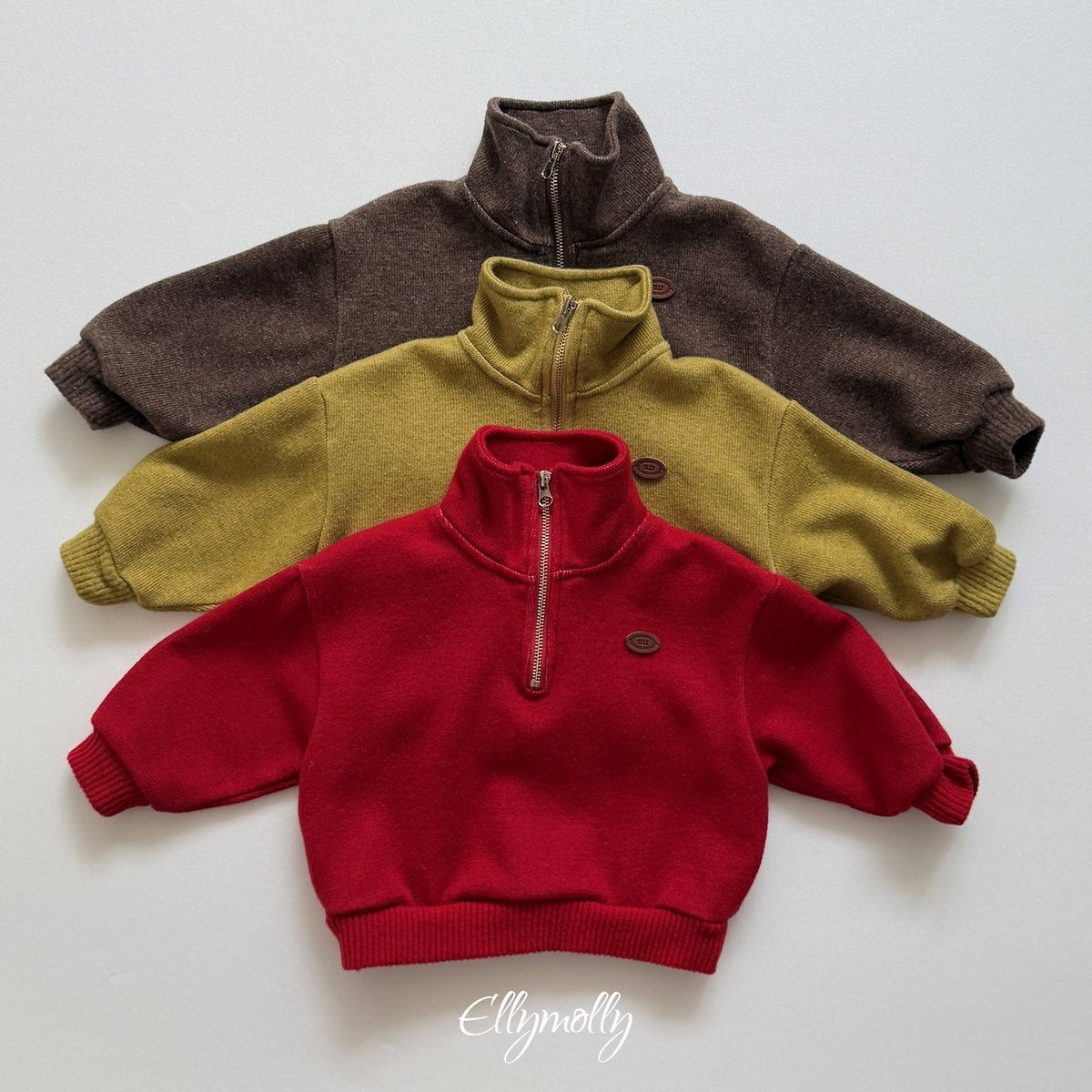 《予約》Arden Wool Half-Zip / ELLY MOLLY