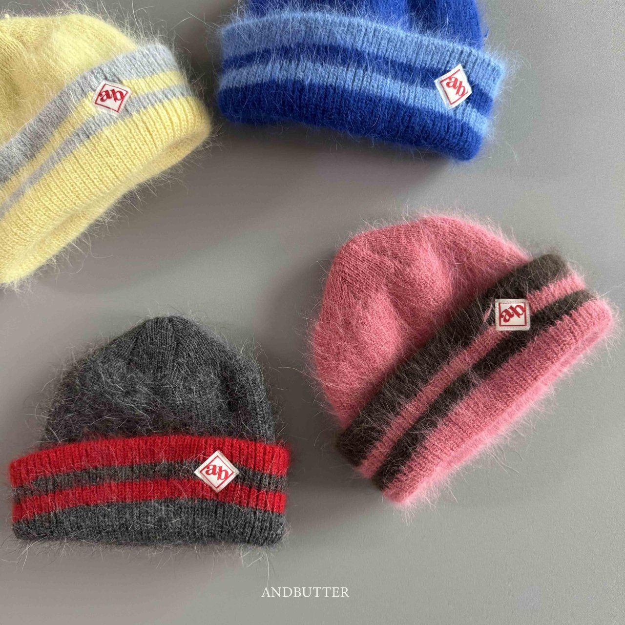 《予約》 Mix Angora Beanie / andbutter