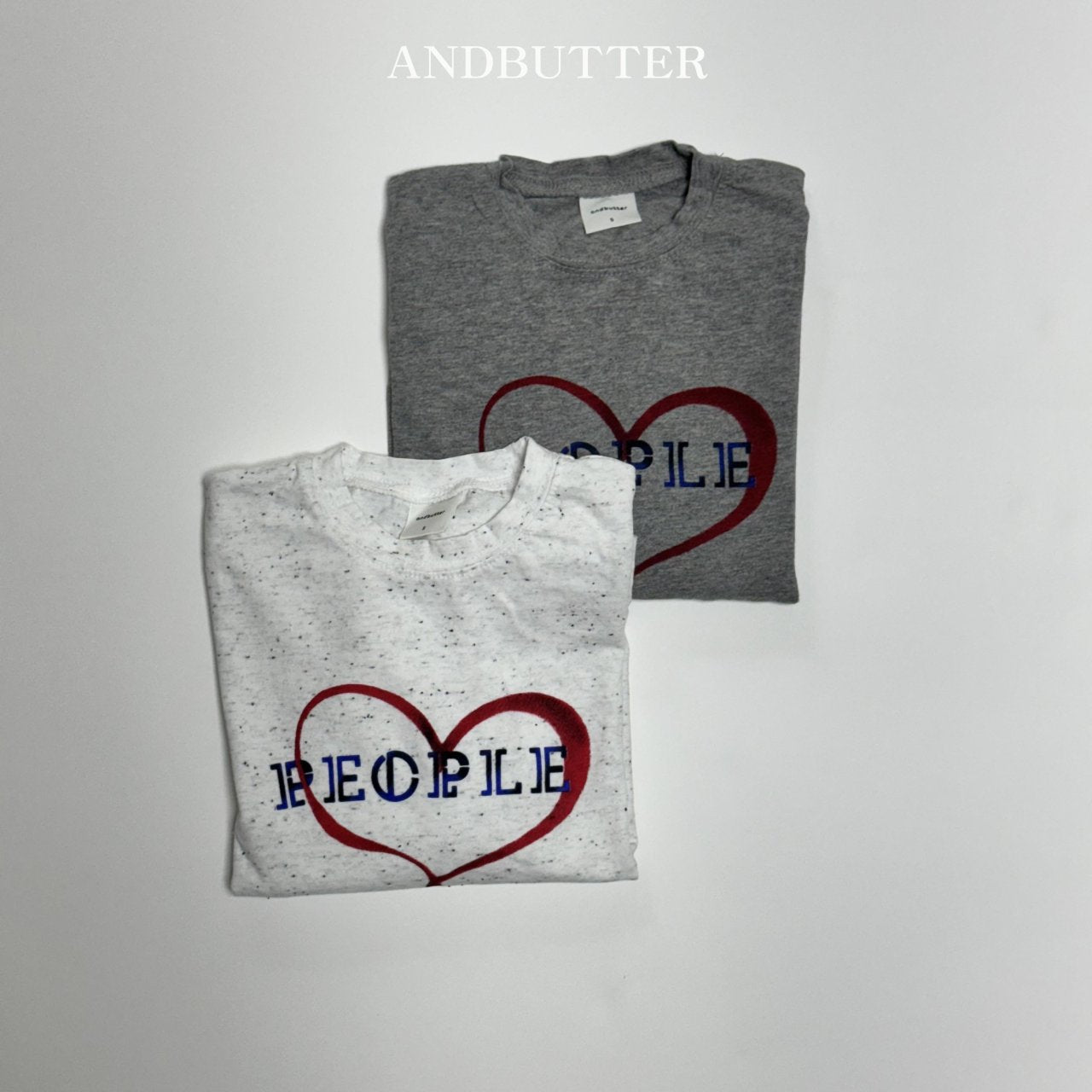 《予約》Heart People Tee / andbutter