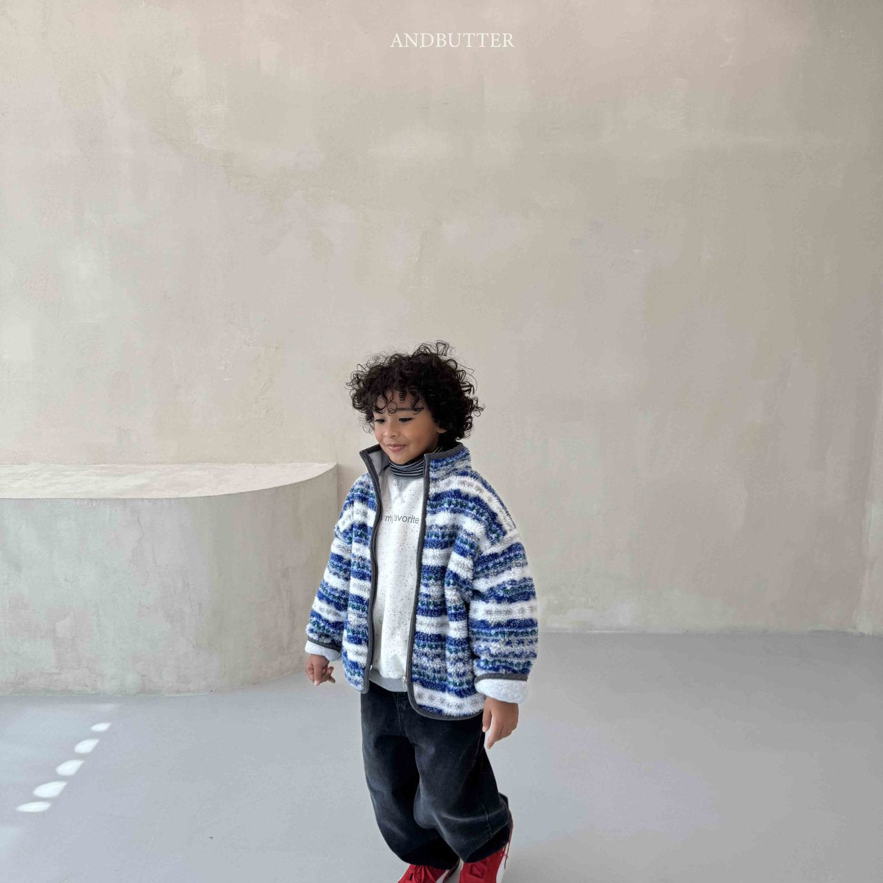 《予約》Nordic Line Jumper / andbutter