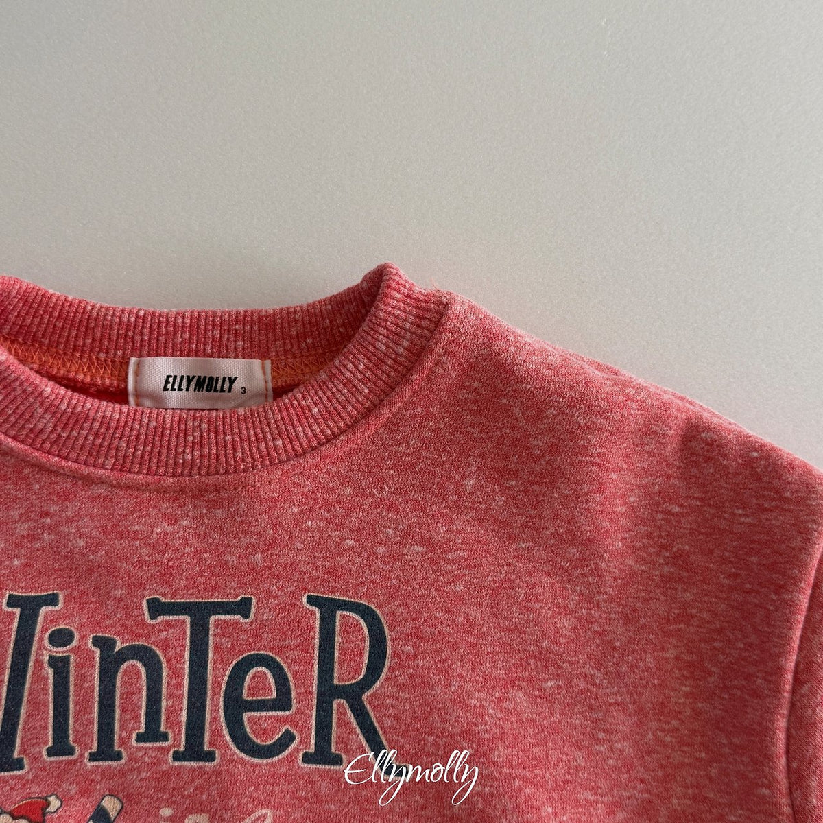 《予約》Winter Snow Sweatshirt / ELLY MOLLY