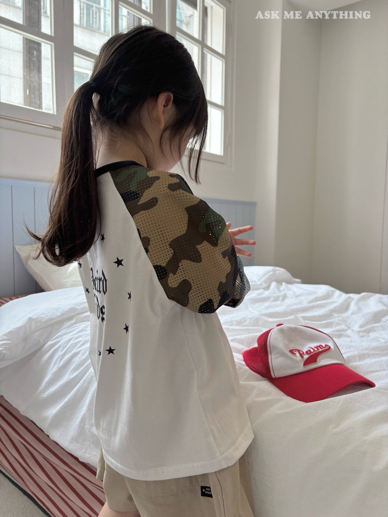 《予約》Camo Mesh T-Shirt / ASK ME ANYTHING