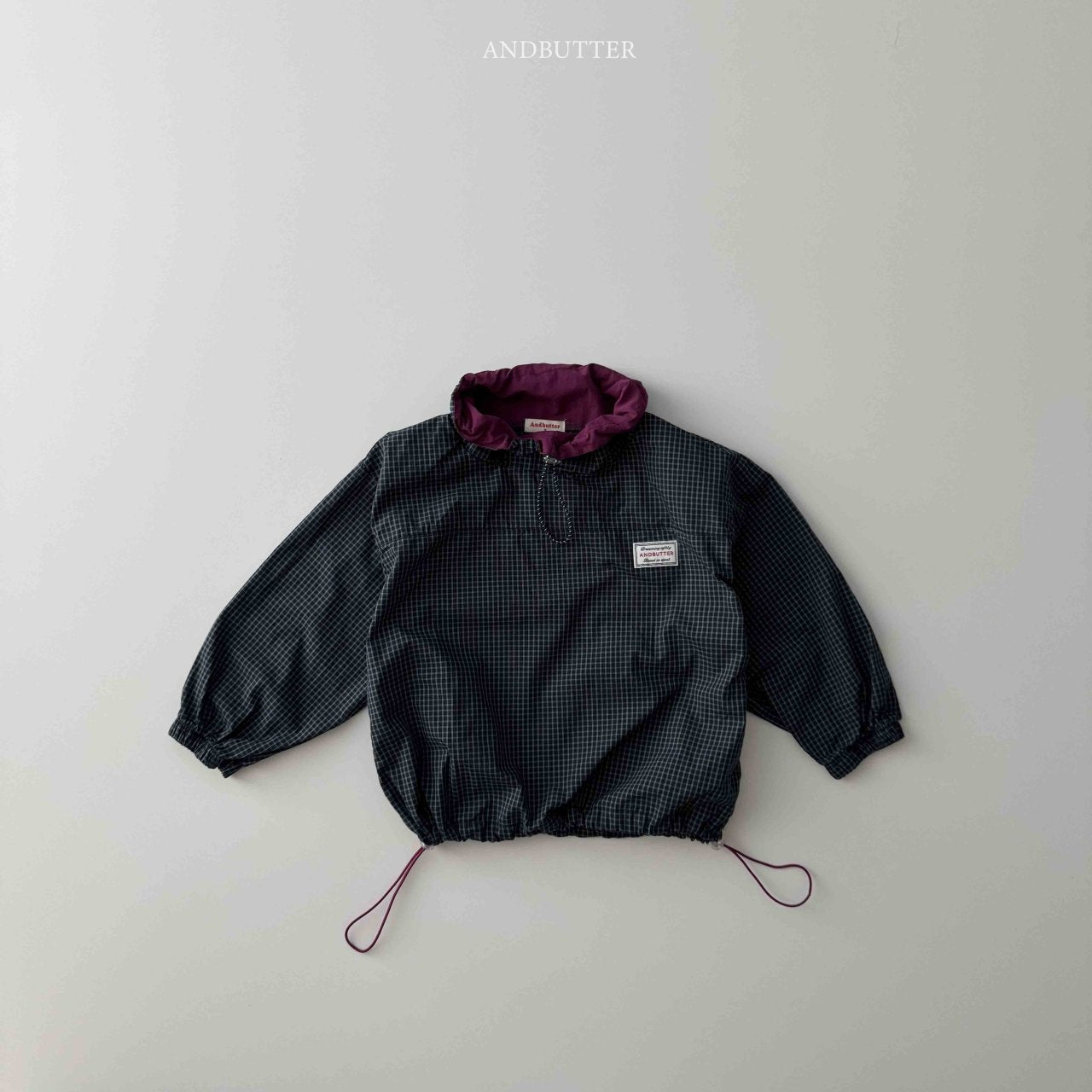 《予約》Old Check Anorak / andbutter