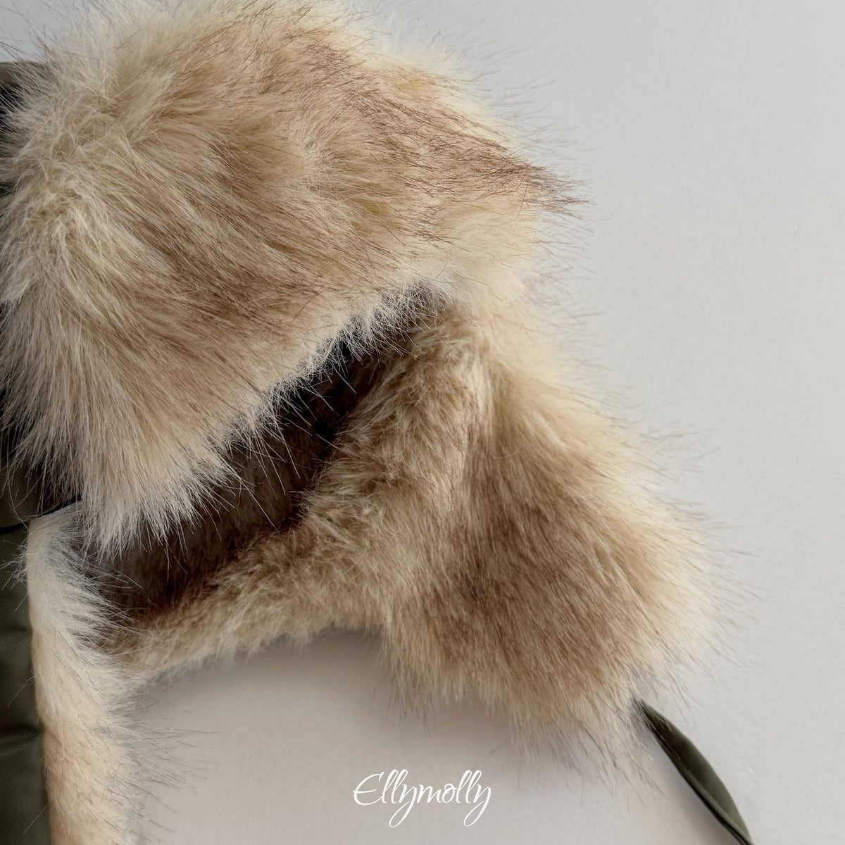 《予約》Fur Earflap Padded Hat / ELLY MOLLY