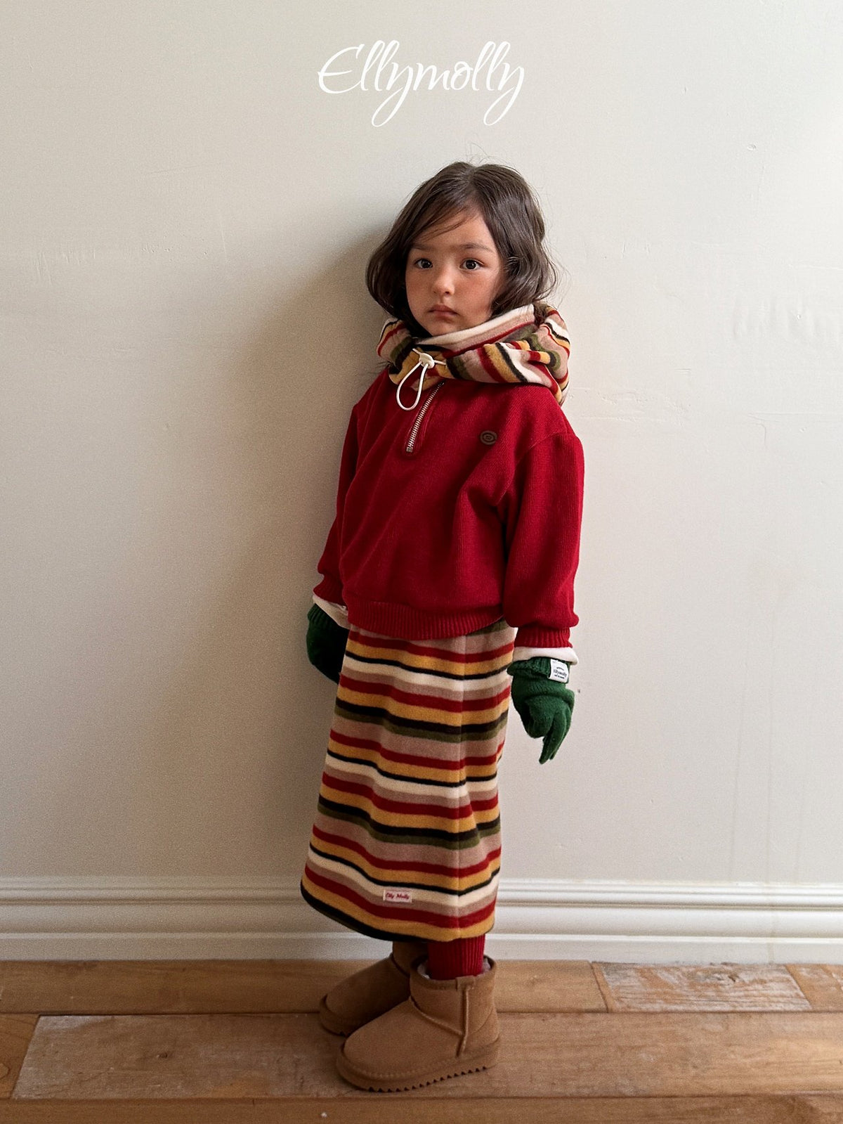 《予約》Arden Wool Half-Zip / ELLY MOLLY