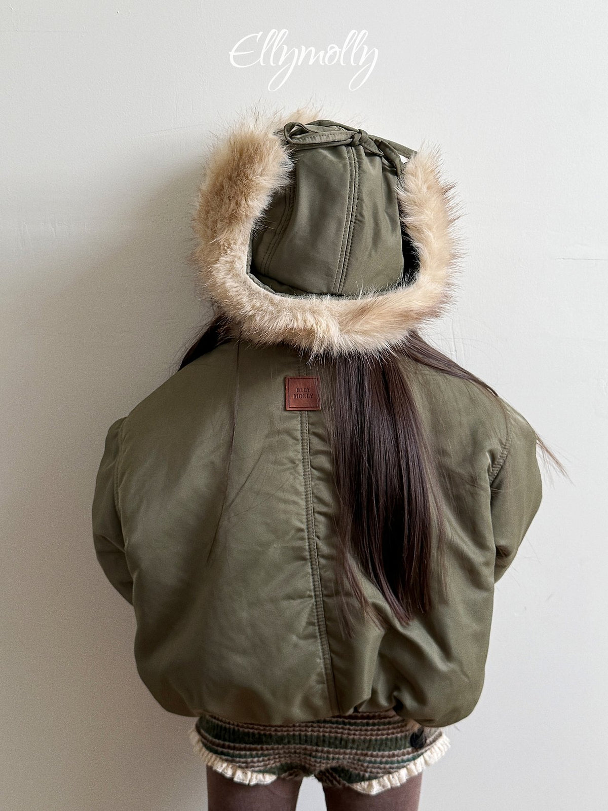 《予約》Fur Earflap Padded Hat / ELLY MOLLY