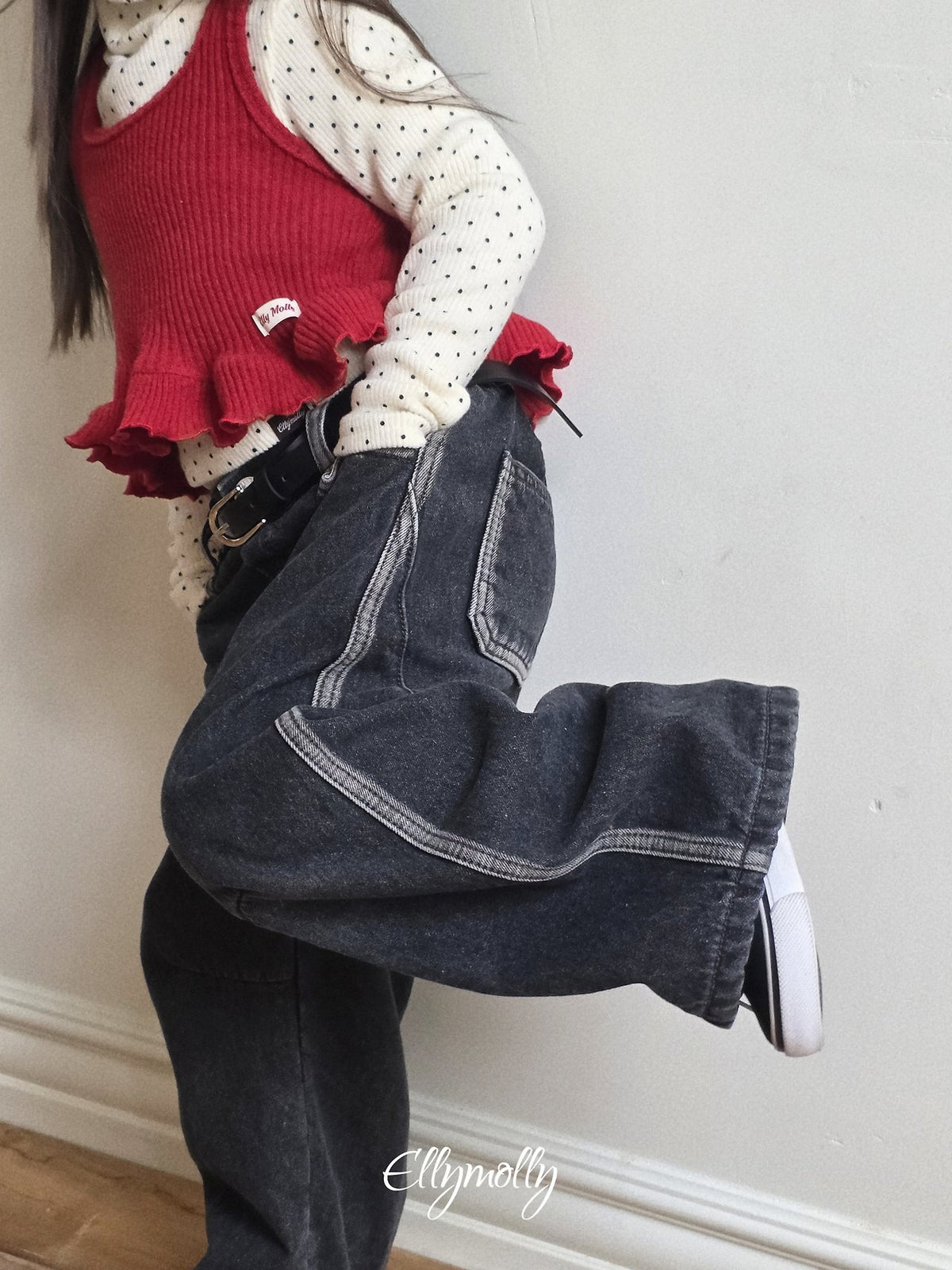 《予約》Linework Brushed Denim / ELLY MOLLY