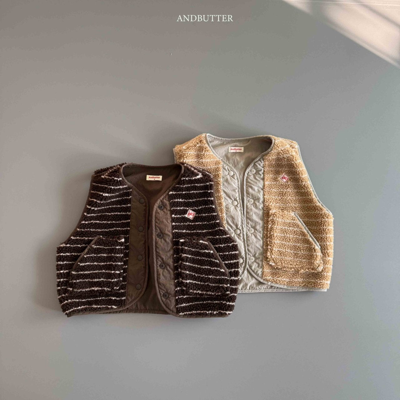 《予約》Reversible ST Dumble Vest / andbutter