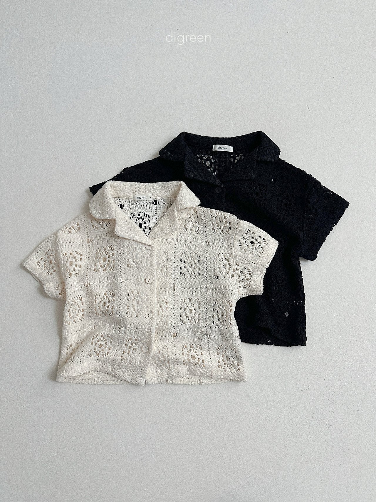 《予約》Crochet Shirt / digreen