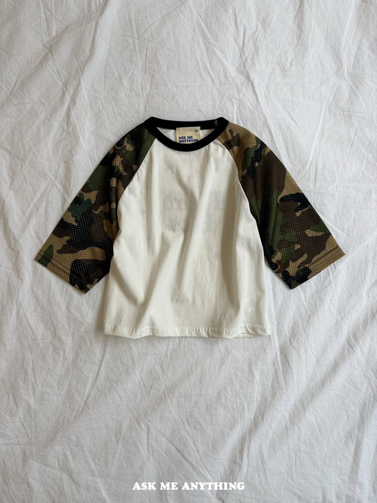 《予約》Camo Mesh T-Shirt / ASK ME ANYTHING