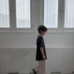 《予約》Slit Pigment Tee / O.wen (adultまで)