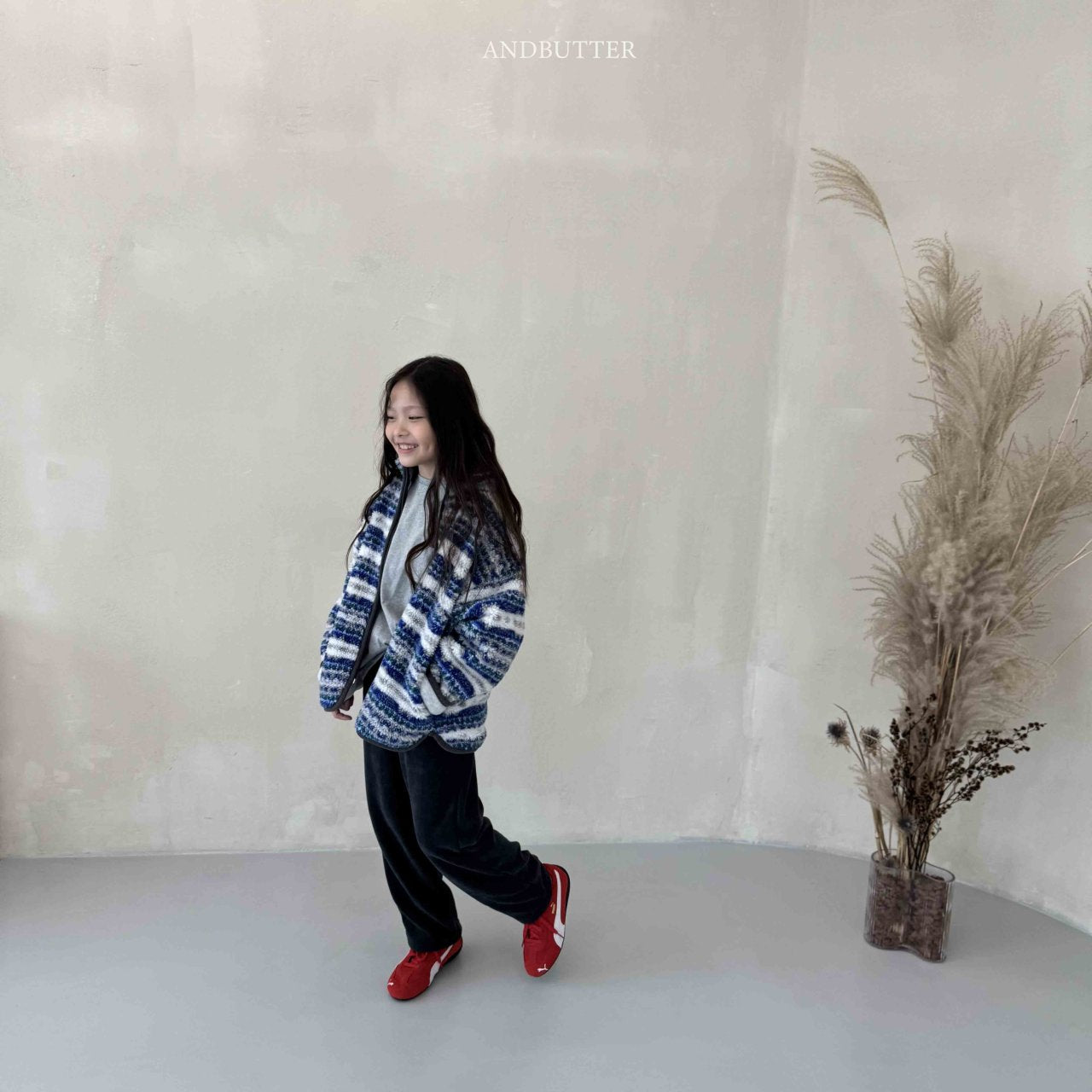 《予約》Nordic Line Jumper / andbutter