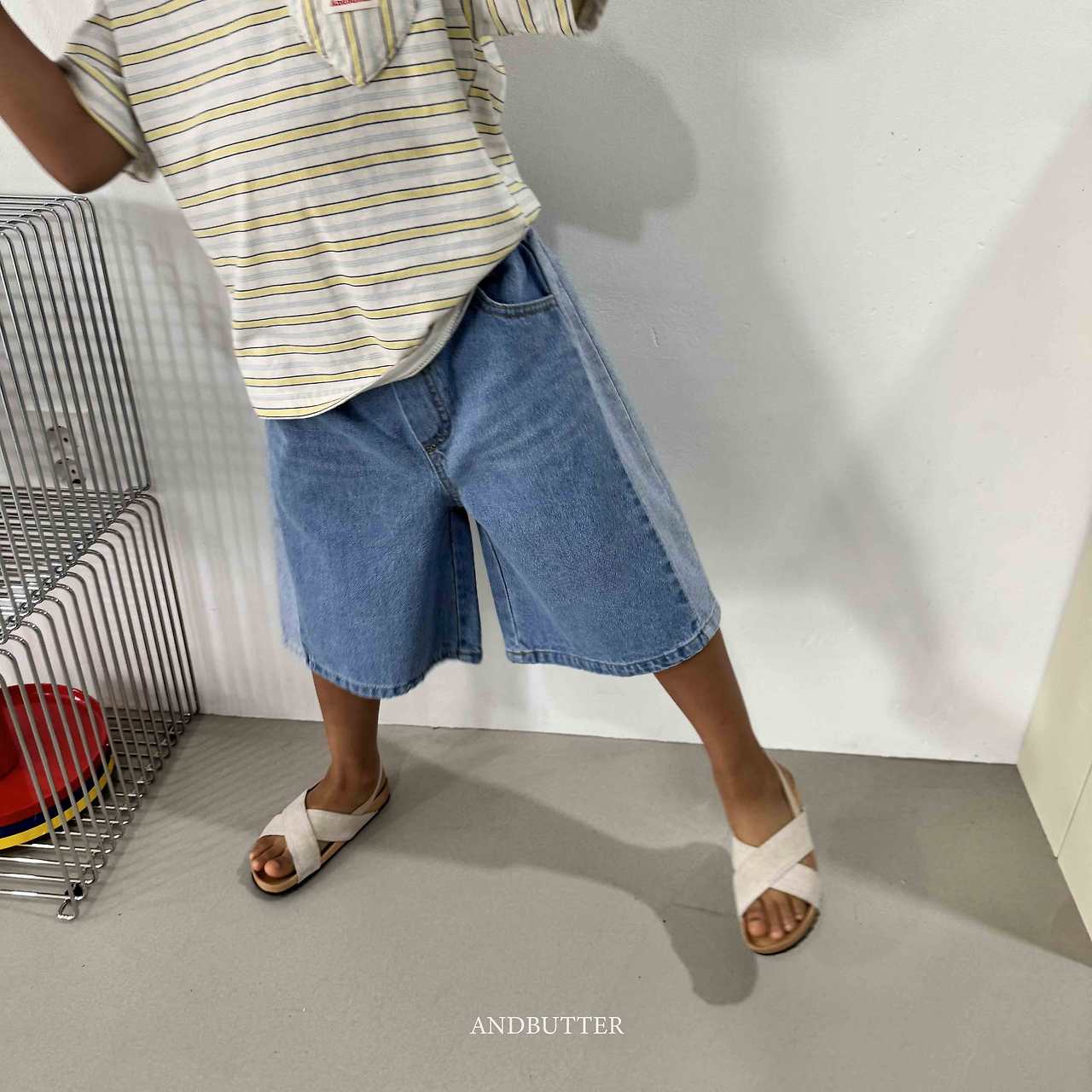 《予約》Cat Bermuda Denim / andbutter