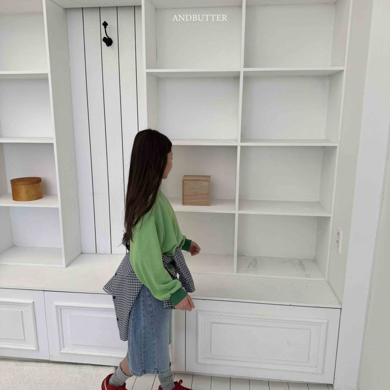 《予約》Line Bermuda Denim / andbutter