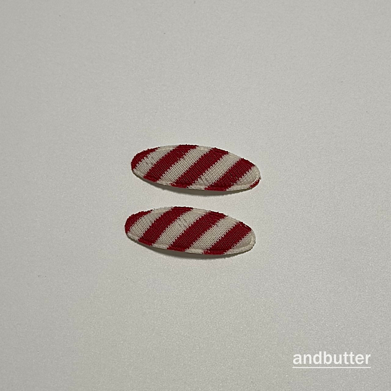 《予約》Tommy Snap Hair Clips (2SET) / ANDBUTTER