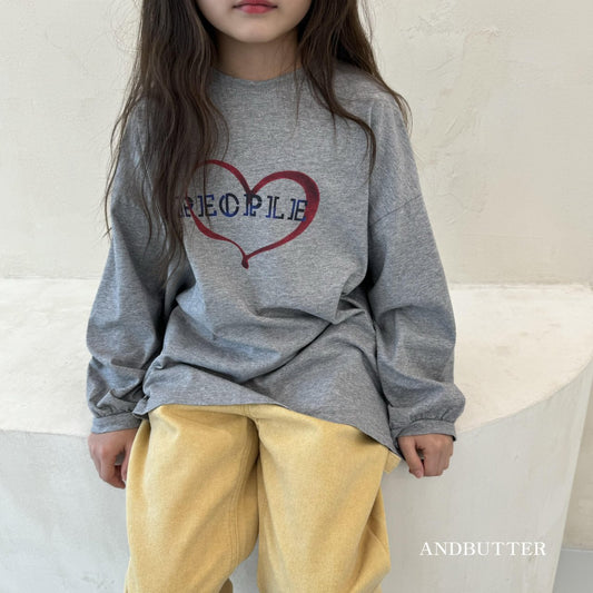 《予約》Heart People Tee / andbutter